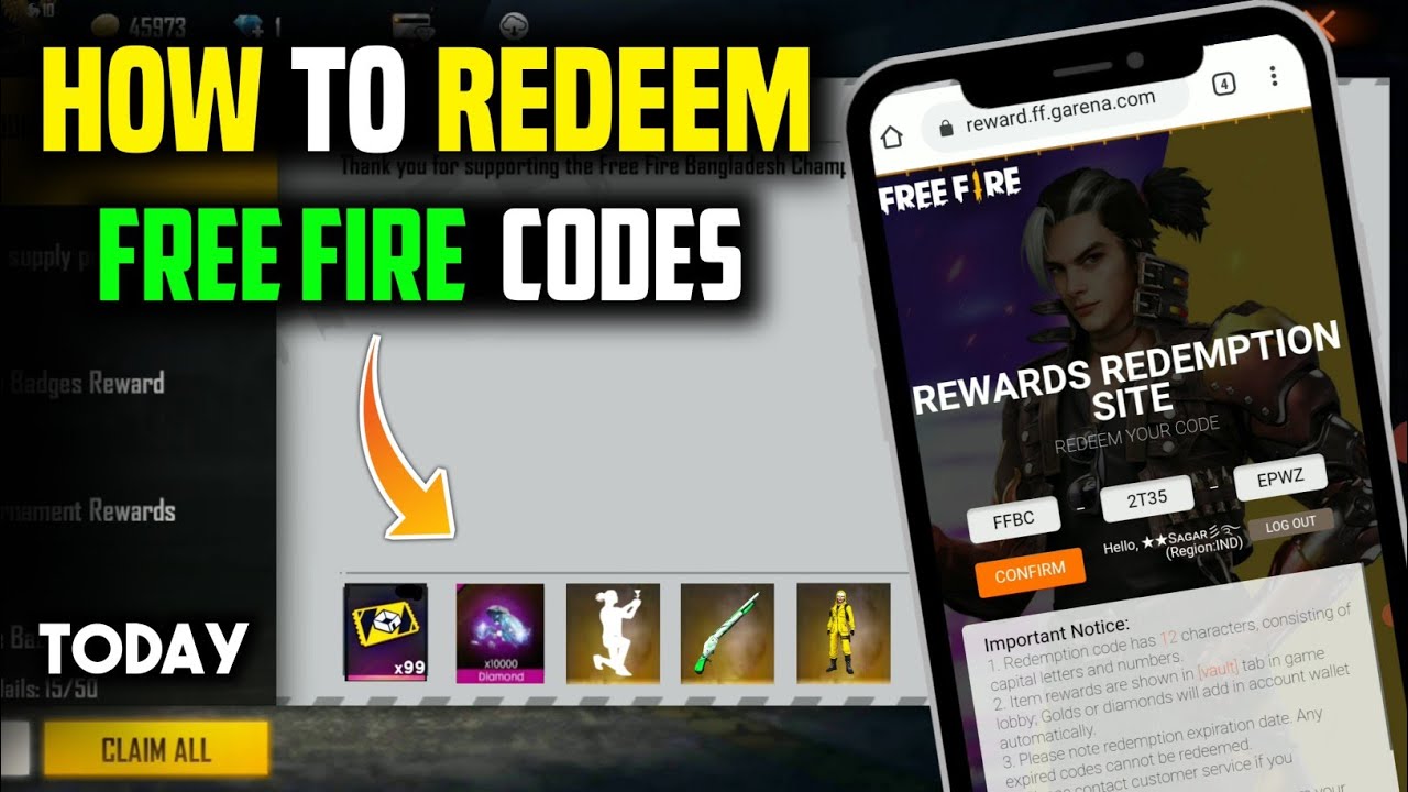 Garena Free Fire Redeem Codes For October 24, 2021: Redeem Latest Free Reward Using Codes